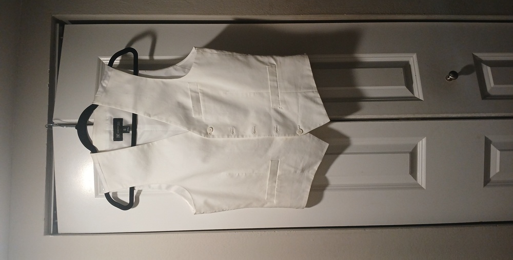 INC International Concepts Slim Fit Vest - White